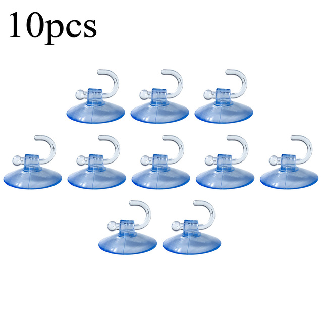10PCS Mushroom Head Clear Suction Cups Thumb Nut Strong Vacuum Suckers PVC Kitchen Bathroom Window Wall Car Hooks 41mm: 10pcs C 35MM