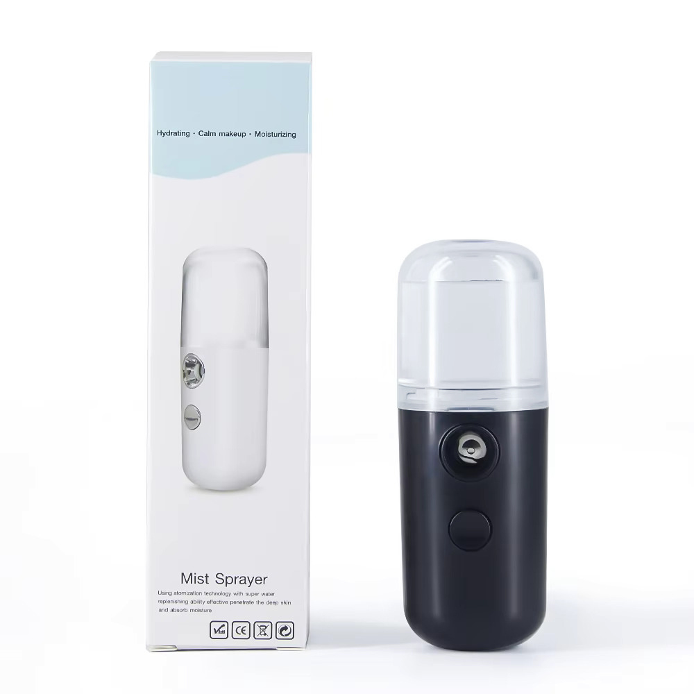 Mini Nano Luchtbevochtiger Konijn Draagbare 30ml USB Verstuiver Luchtreiniger Aromatherapie Essentiële Olie Diffuser Hydrator: Donkergrijs