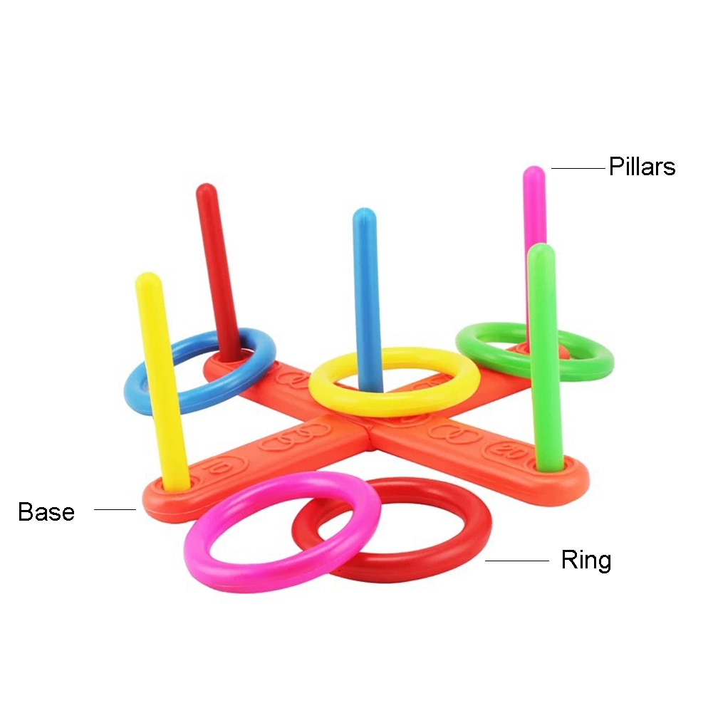 Outdoor Kinderen Speelgoed Plastic Game Niet Giftig Draagbare Multicolor Thuis Educatief Grappige Tuin Hoepel Ring