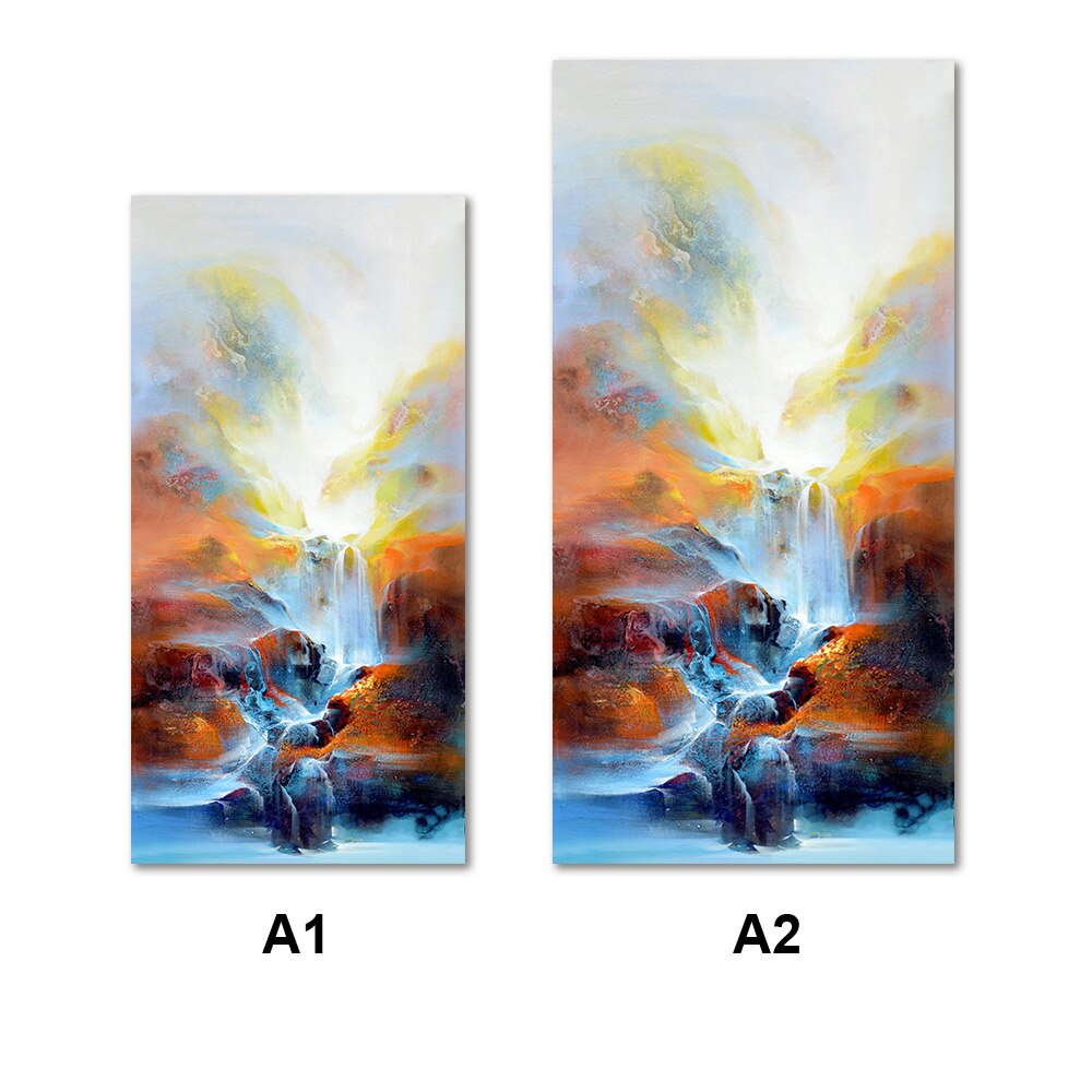 Hotel Villa Posters And Prints Landscape Pictures Living Room Abstract Painting DIY Wall Art Canvas Paintings