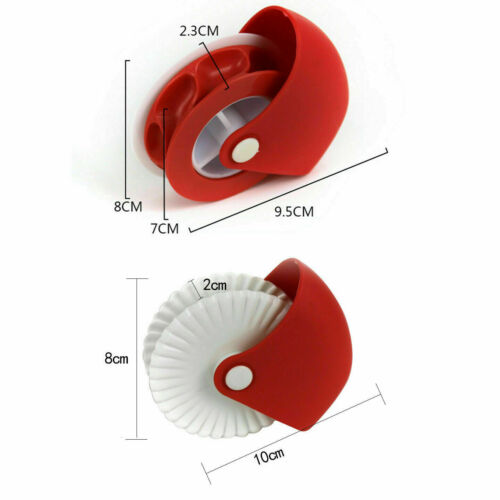 Pizza Gebak Rooster Cutter Gebak Pie Decoratie Cutter Plastic Wiel Roller UK