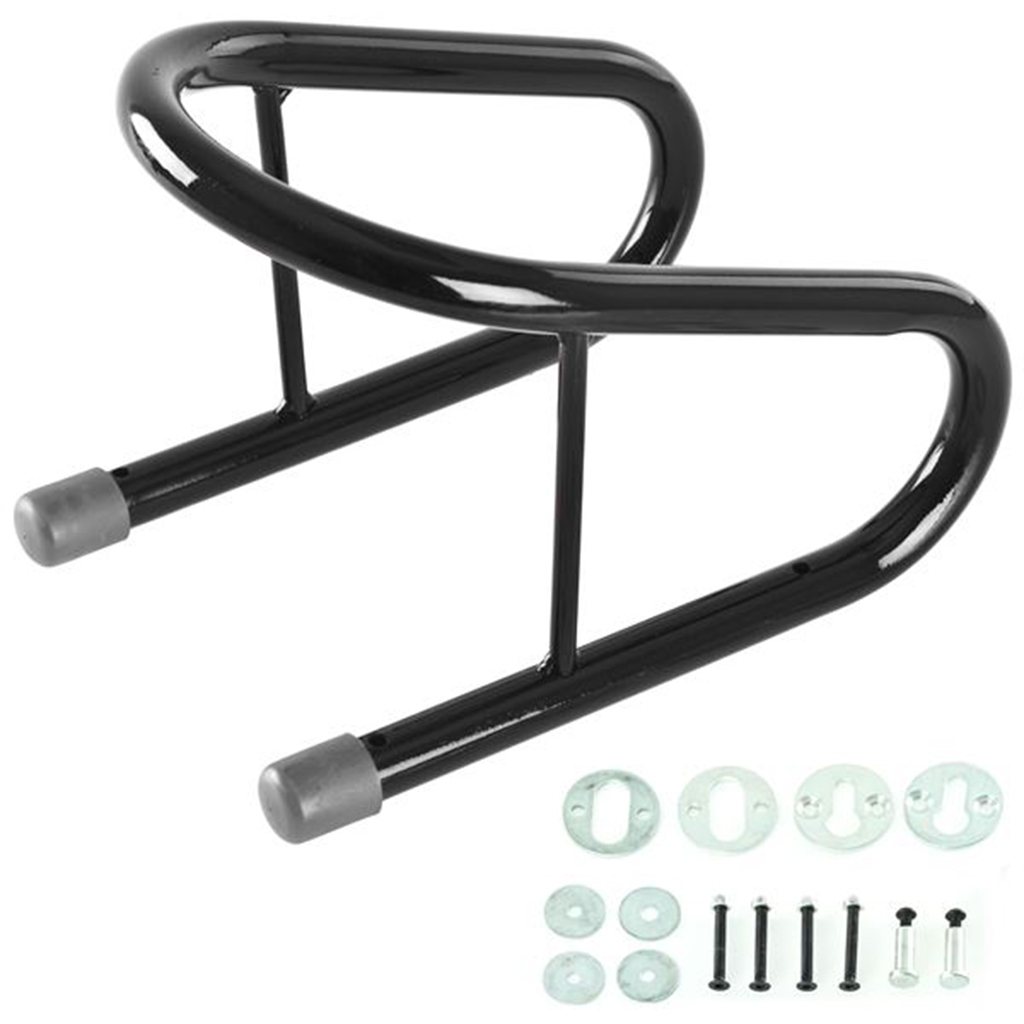 Motorcycle Wheel Chock Kit 5.5 Inch Roller Bike Stand Trailer Truck Mount