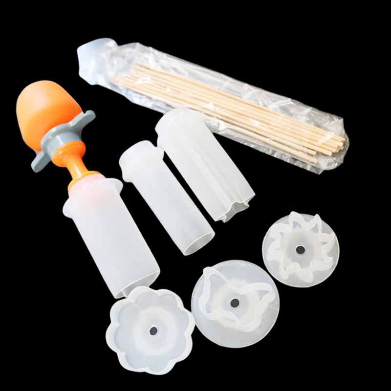 1set Fruit Cake Cutting Vegetable DIY Push Pop Shaper Cutter Food Decor Tools Food Decorator Kitchen Gadgets Accessories Tools