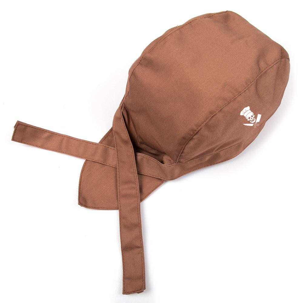 Gorro de Chef Unisex con estampado de calaveras, sombrero pirata para Cocina, Restaurante, camarero, camarero, gorro de trabajo, cantina de Sushi, servicio de comida, gorro de trabajo: 6