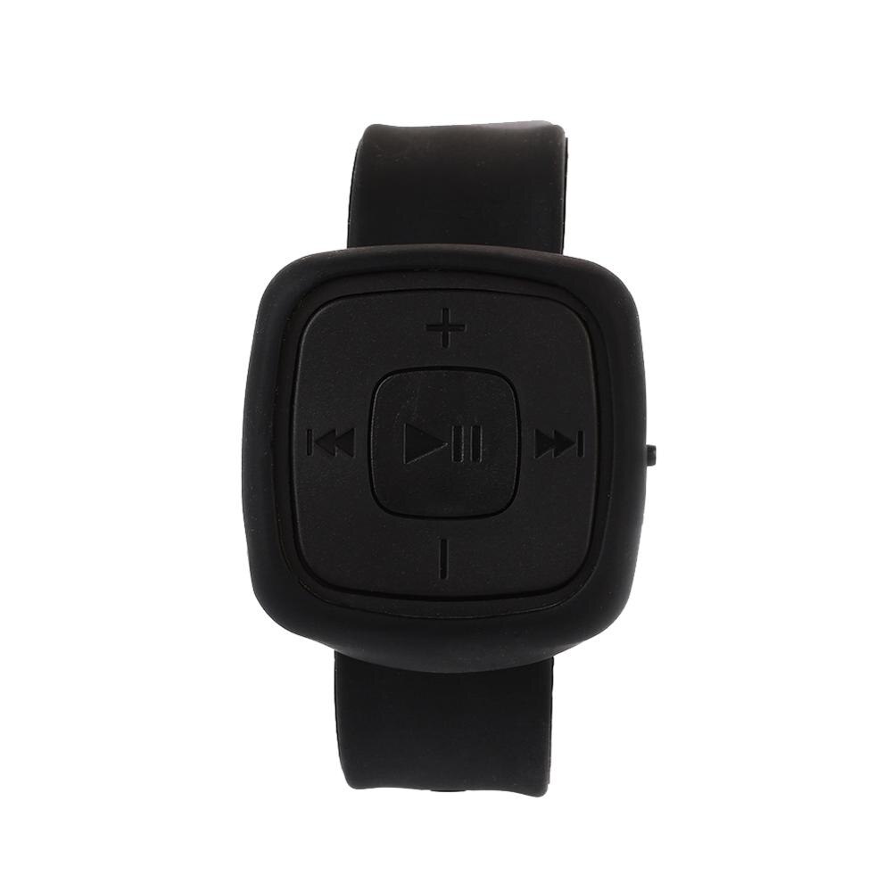MP3 Speler Mini Draagbare Horloge Stijl MP3 Speler Sport Mini MP3 Media Muziekspeler Walkman Mp3: black