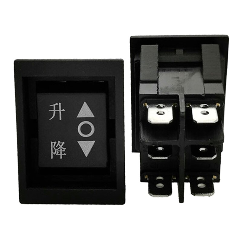 3 Pcs Square Rocker Switch ON-Off Boat Rocker Switch 4 Pin Green Light With Waterproof Cover Dps Ac 250v 16a 125v 20a For Electrical Machine Products