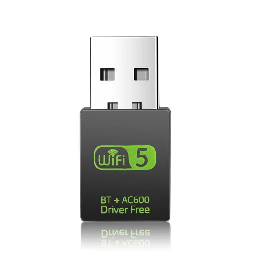600Mbps 2.4G/5GHz USB WiFi Adapter For Bluetooth 4.2 Dual Band WiFi Dongle 802.11ac Mini Wireless Computer Network Card Receiver