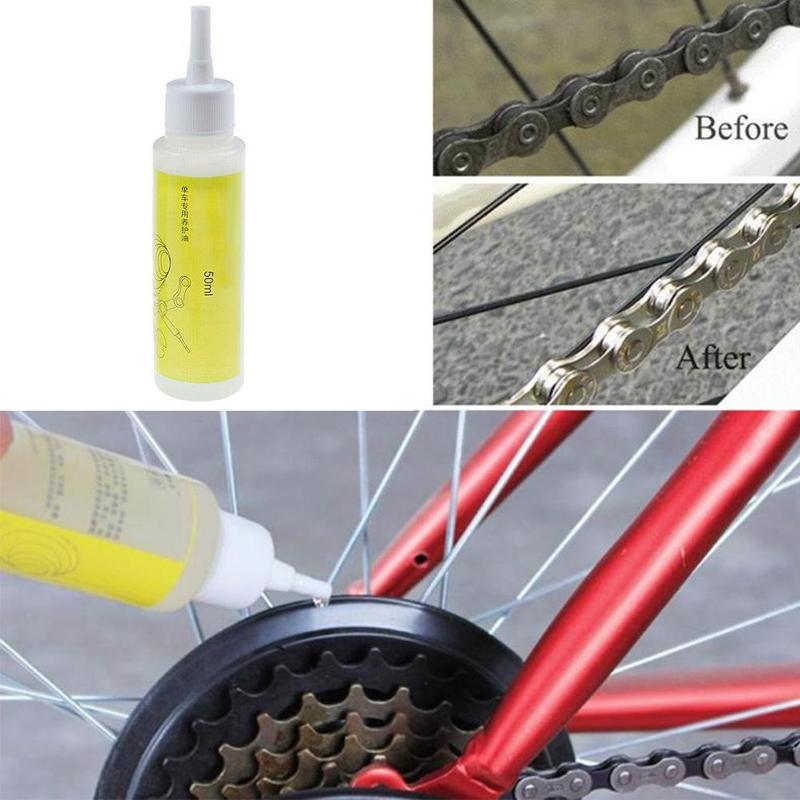 50ml Fahrrad Kette Lube Schmieröl Wartung Berg Öl Kette Wartung Öl Fahrrad Schmiermittel Fahrrad Öl Kette O4C3