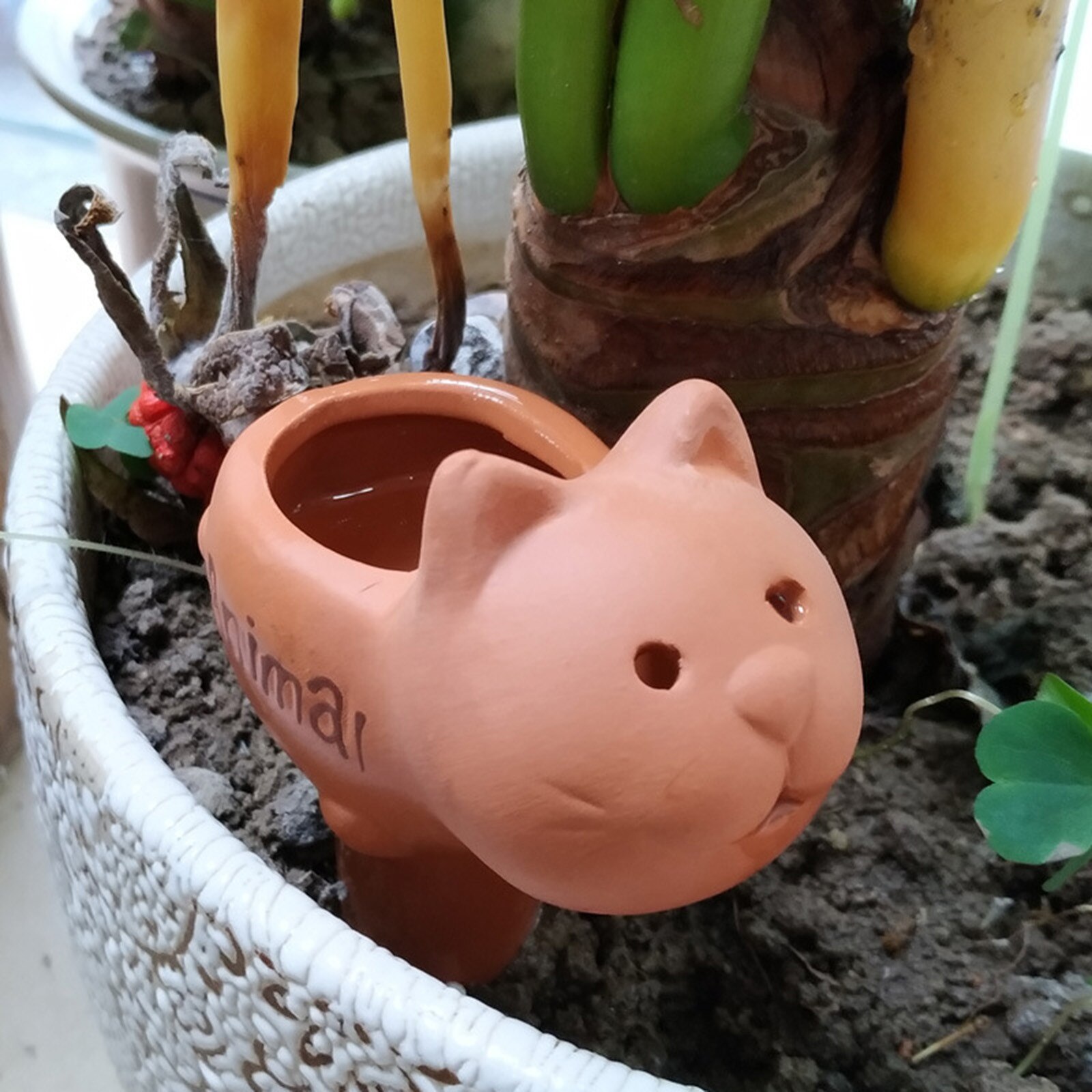 Animal Shape Plant Watering Spikes Self Watering Spikes Terracotta Plants Automatic Flower Garden Adjustable Watering Device