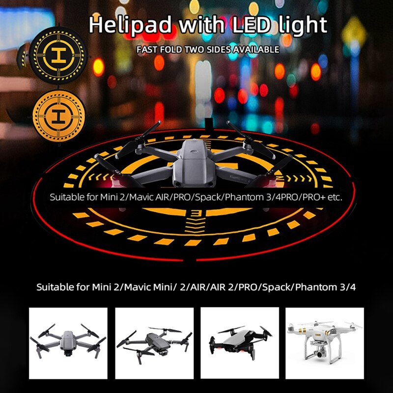 Stacked Helipad Landing Pad with LED Lighting for ... – Grandado