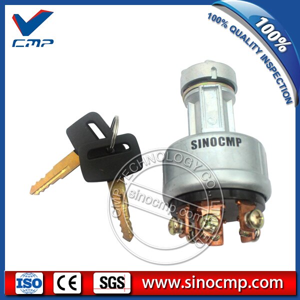 22B-06-11910 6 pins Excavator Ignition Switch for Komatsu PC360-7