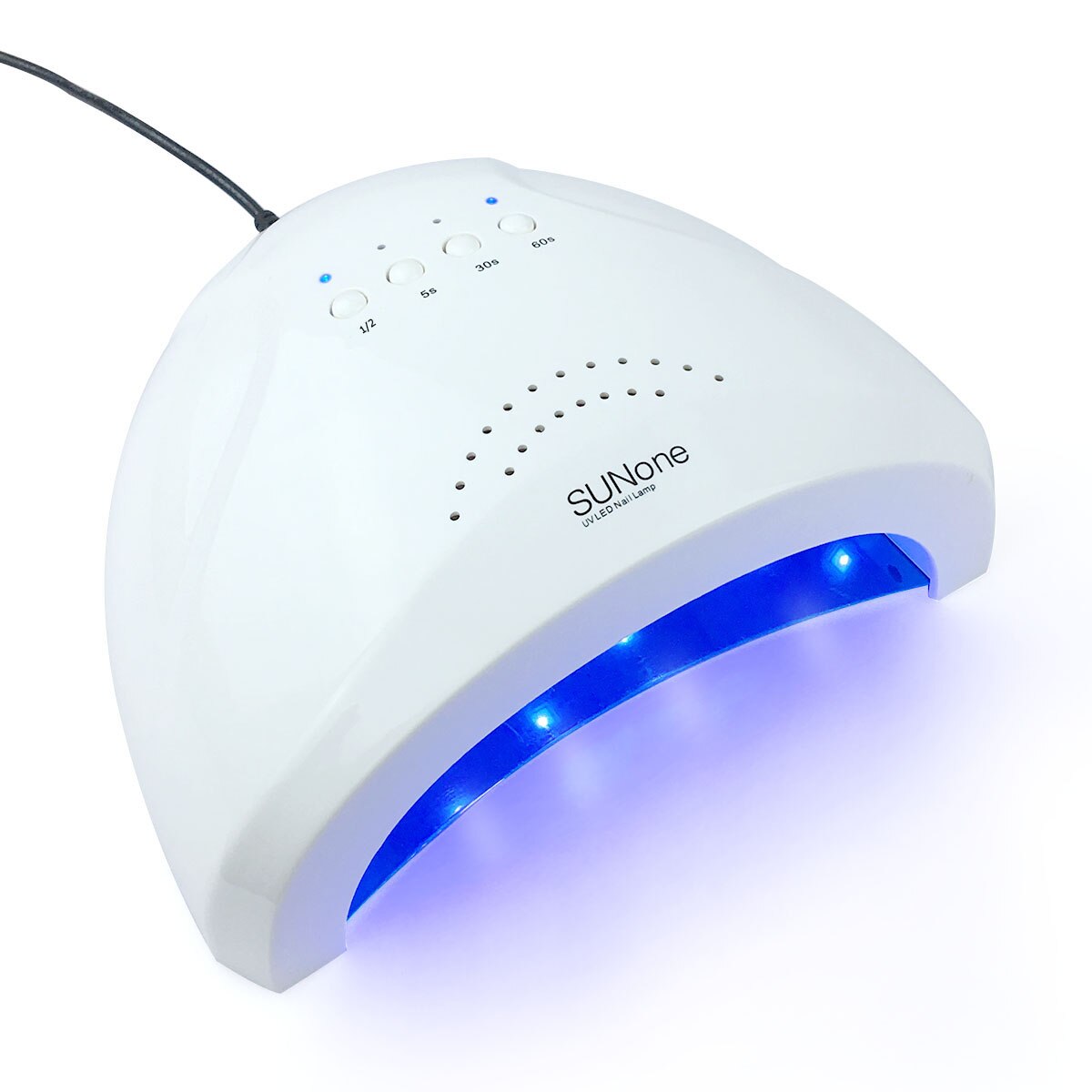 Sunone ledet uv-lampe 48w negletørker pusse gel dobbel lyskilde manikyrmaskin til gjeting av neglegelkunstsalongverktøy