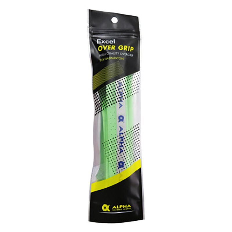 Alpha 5 st/lot tennis overgrip 0.7mm eva grips viscousper svettband perforerat andas bekvämt badmintongrepp tg -170: Grön