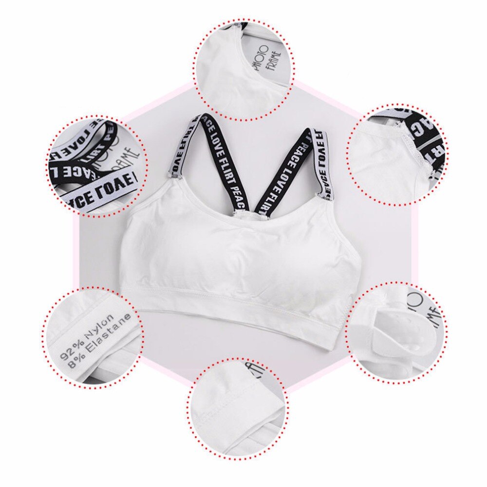 Sujetador deportivo de Yoga para mujer, sostén negro con tirantes cruzados, Tops de tubo transpirables, sujetadores deportivos para Yoga