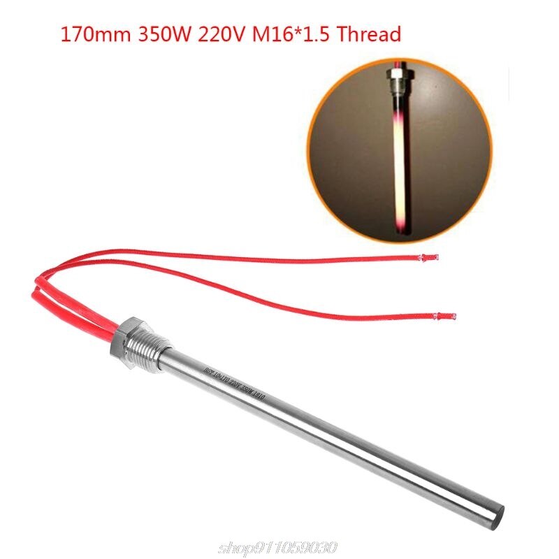 350w 220v tändstift tändstång ved pelletskamin 10*140/150/170mm m16*1.5 tråd eldstad grill  m26 21