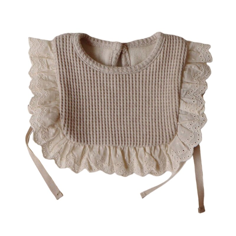 Gilet de princesse en dentelle ajouré mignon pour bébé fille, gilet en coton coupe-vent d'extérieur doux pour enfant en bas âge, vêtements d'hiver: 9FF1001933-BG