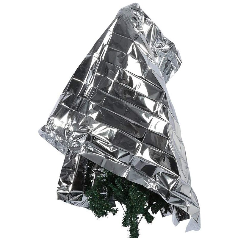 6 Pack High Silver Reflective Mylar Film, Garden Greenhouse Covering Foil Sheets Effectively Increase Plants Growth
