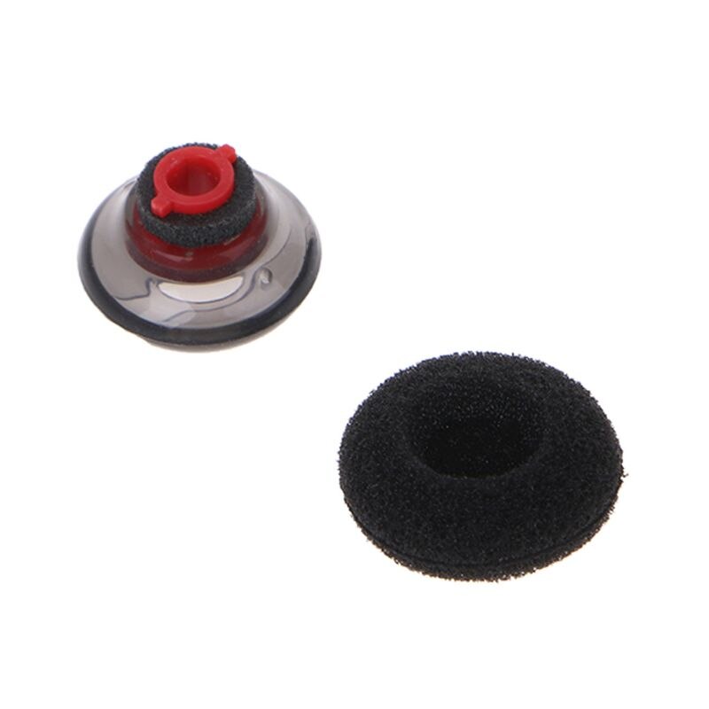Almohadillas de silicona suave para los auriculares, almohadillas transparentes para los auriculares, accesorios de espuma negra para Plantronics Voyager 5200