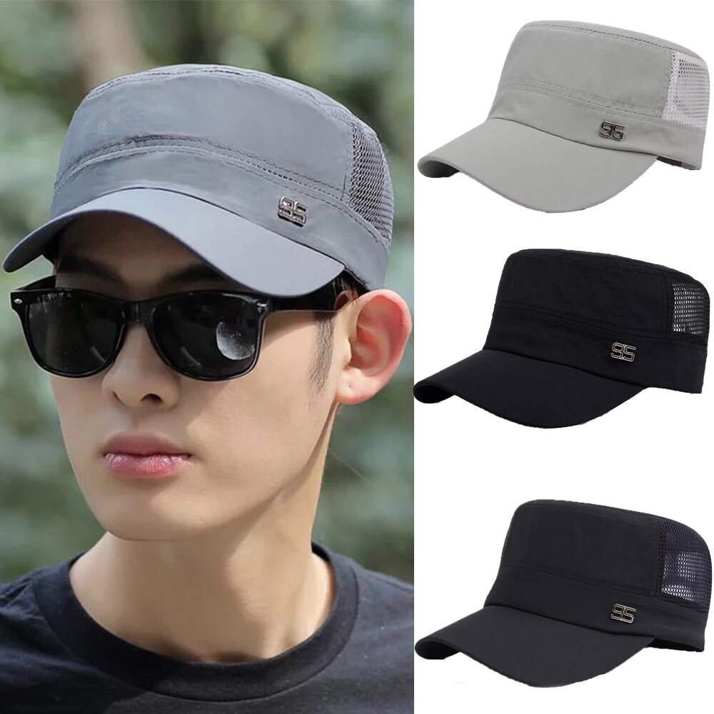 Zomer unisex heren baseballpetten dames ademend mesh snapback petten heren trucker petten