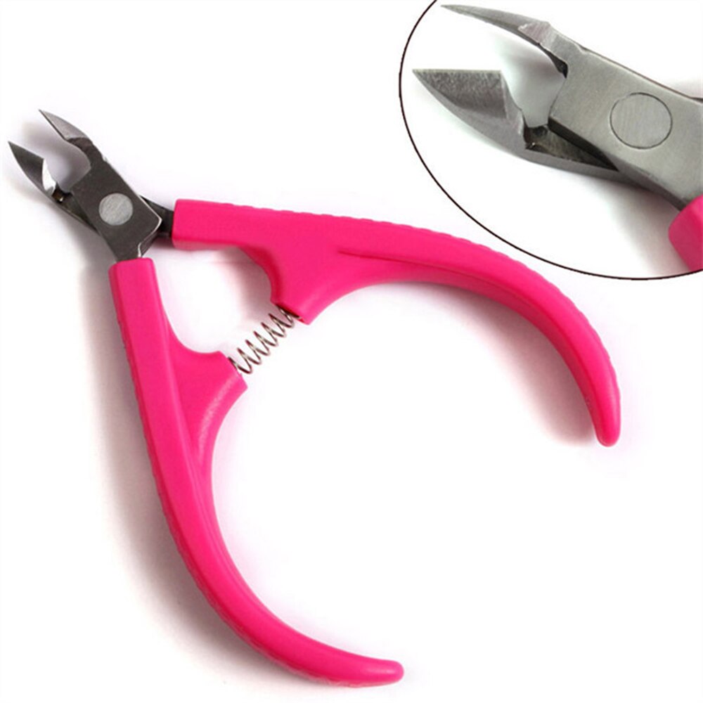 1Pcs Stainless Steel Toe Finger Cuticle Nipper Clipper Trimmer Cutter Plier Scissors Nail Manicure Tool: 1