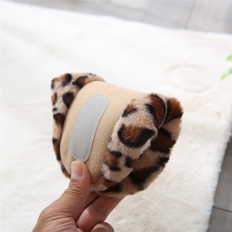 Luipaard Zachte Bodem Thuis Slippers Vrouwen Indoor Floor Slippers Non-Slips Schoenen Voor Slaapkamer Huis Vrouw Slippers Warme Schoenen