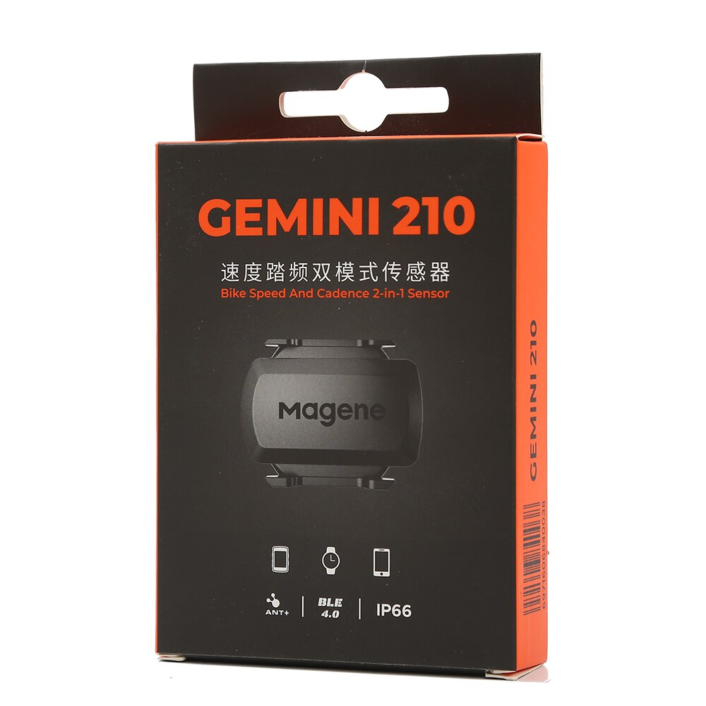 MAGENE bicicleta hormiga + inalámbrico compatible velocidad cadencia Dual sensor bicicleta ordenador para Strava garmin Briton iGPSPORT: Default Title