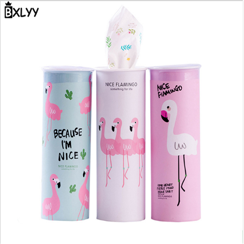 BXLYY Creatieve Flamingo Auto Papier Multi-stijl Draagbare Tissuepapier Bruiloft Decoratie Feestartikelen Verjaardag Unicor Party.7z