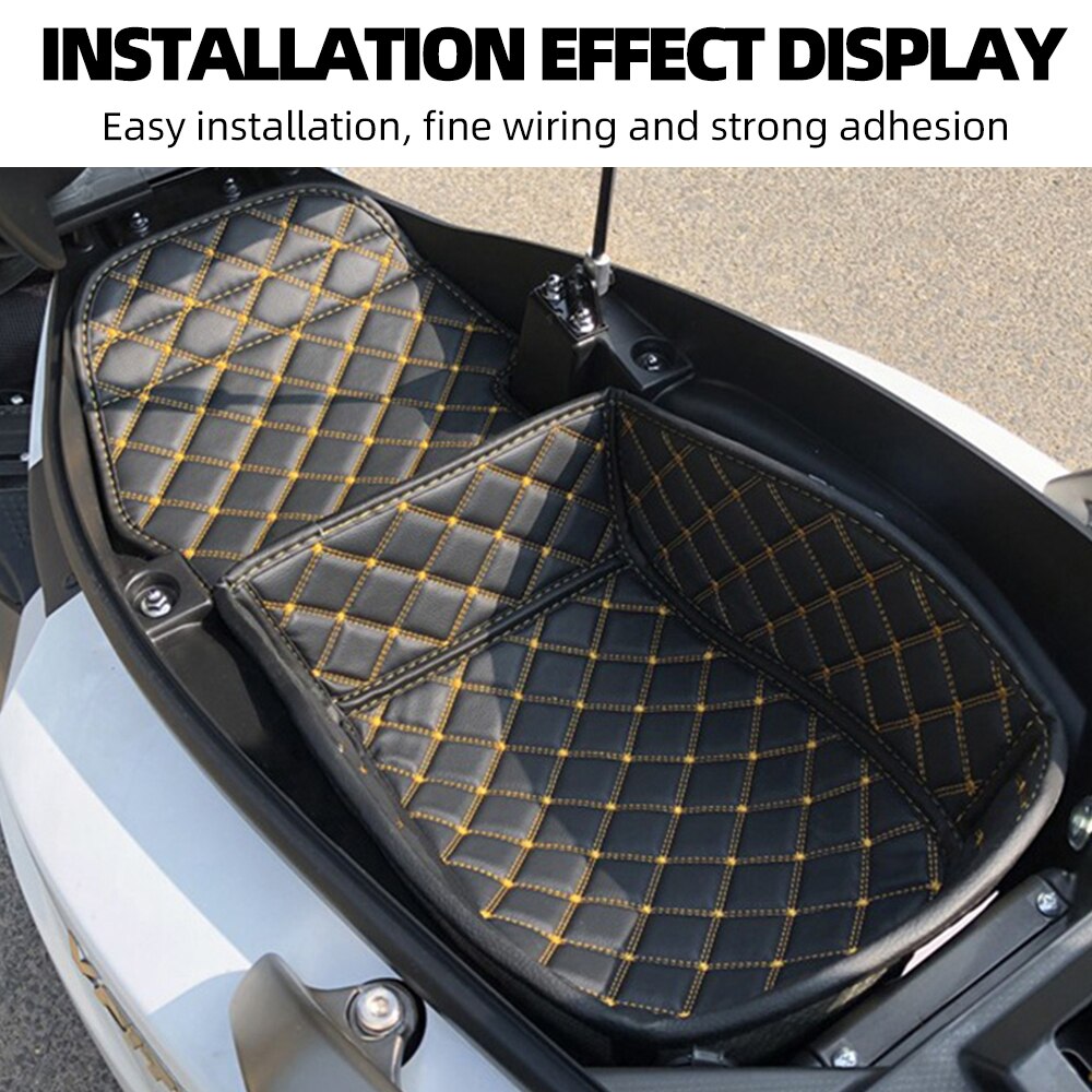 For KYMCO CT250 CT 250 CK250T-11 Motorcycle Accessories Seat Storage Box Leather Rear Trunk Cargo Luggage Lining Protector Pad