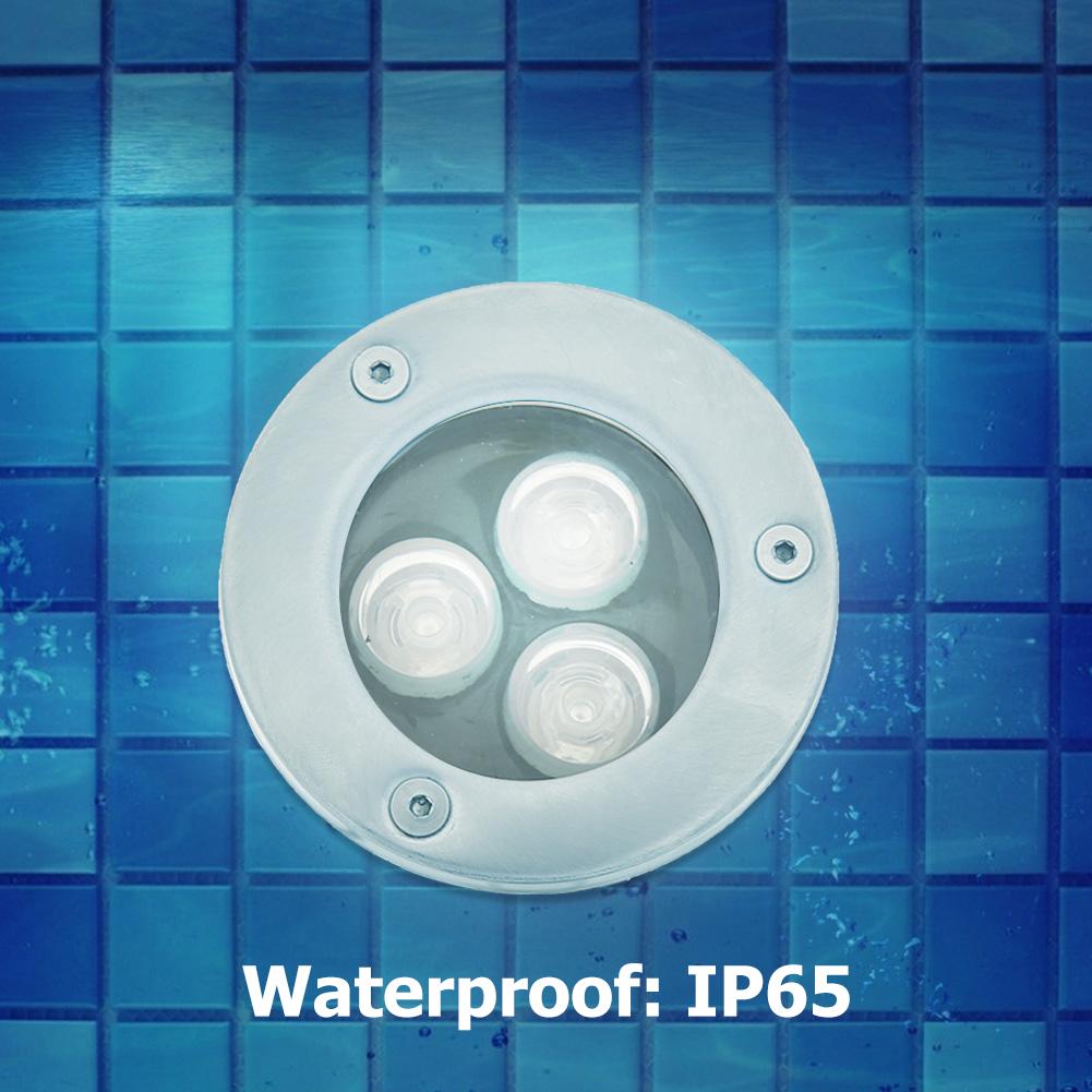 DC12V Underwater LED Fountain Lights IP65 Waterproof Swimming Pool Pond Lamp Good Transmittance and Uniform Lighting