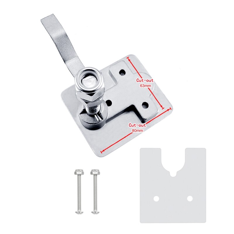 Stainless Steel 316 Boat Hatch Deck Latch Turning Lock Lift Handle Flush Mount Cam Latch Flush Pull Hatch Marine Parts