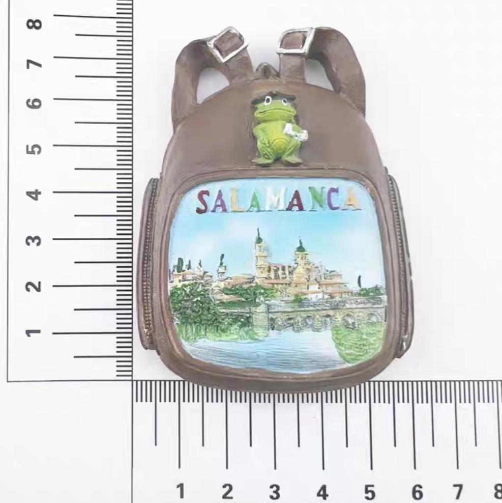 Europe Spain 3D Refrigerator Magnet Tourist Souvenirs Stickers,Home & Kitchen Decoration Fridge Magnet Message Sticker: army green