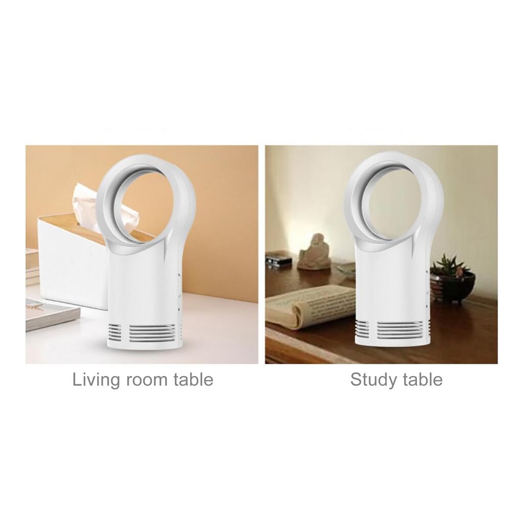 Multifunctional Mini Small Heater Home Bedroom Office Leafless Heater Desktop Fan Electric Heater