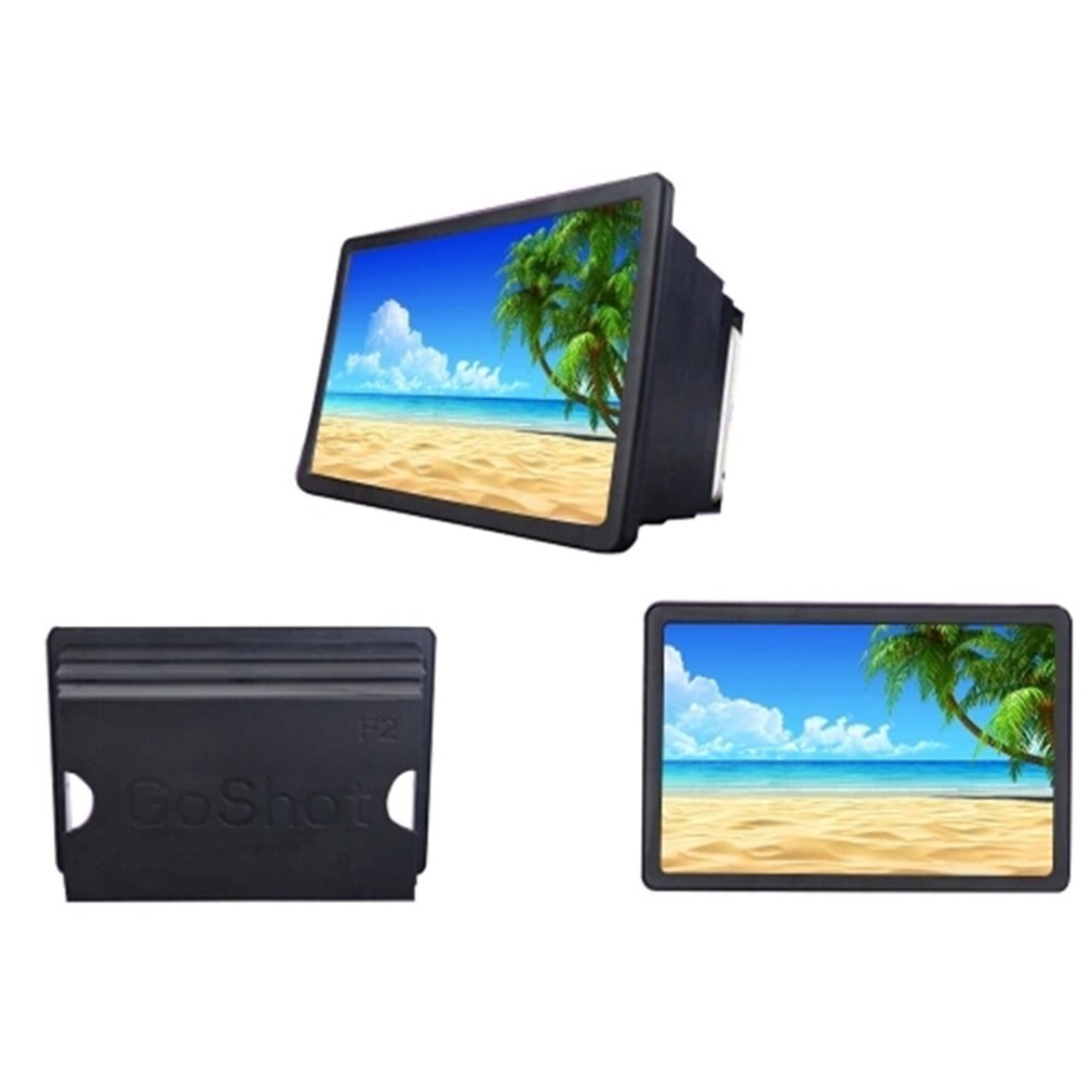 1Pc Mobiele Telefoon Screen Vergrootglas 3D Hd Movie Video Versterker Met Opvouwbare Houder Stand Video Versterker