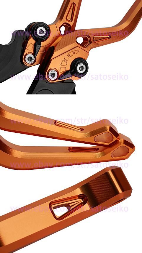 For Yamaha FZ6 FAZER S2 FZ6R MT-07 FZ-07 FZ8 XSR 700 900 ABS MT07 FZ07 MT 07 Motorcycle Adjustable Brake Clutch Short Levers: Orange
