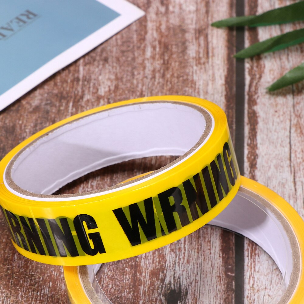 2PCS KEEP OUT Warning Safety Tape Safe Self Adhesive Sticker Warning Tape Masking Tape Barrier Tape Roll