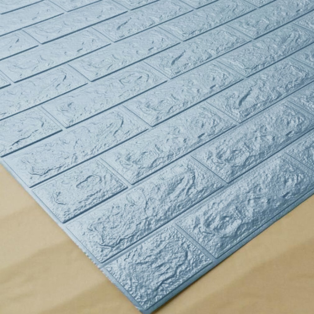 3D Wall Stickers Self Adhesive Foam Brick Room Decor DIY Wallpaper Wall Decor Living Wall Sticker Room Home Drcor 70x15cm: 04