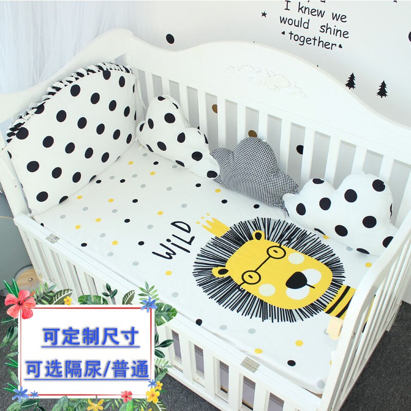 130Cm * 70Cm 100% Katoenen Baby Laken Zachte Baby Bed Cover Gedrukt Pasgeboren Baby Beddengoed Hoeslaken kind Baby Sheet