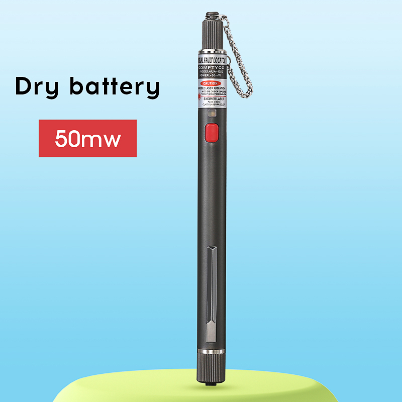 COMPTYCO FTTH Visual Fault Locator Optical Fiber Cable Tester Tool 5/10/20/30/50MW VFL 2.5MM(SC/FC/ST) Interface: Pink