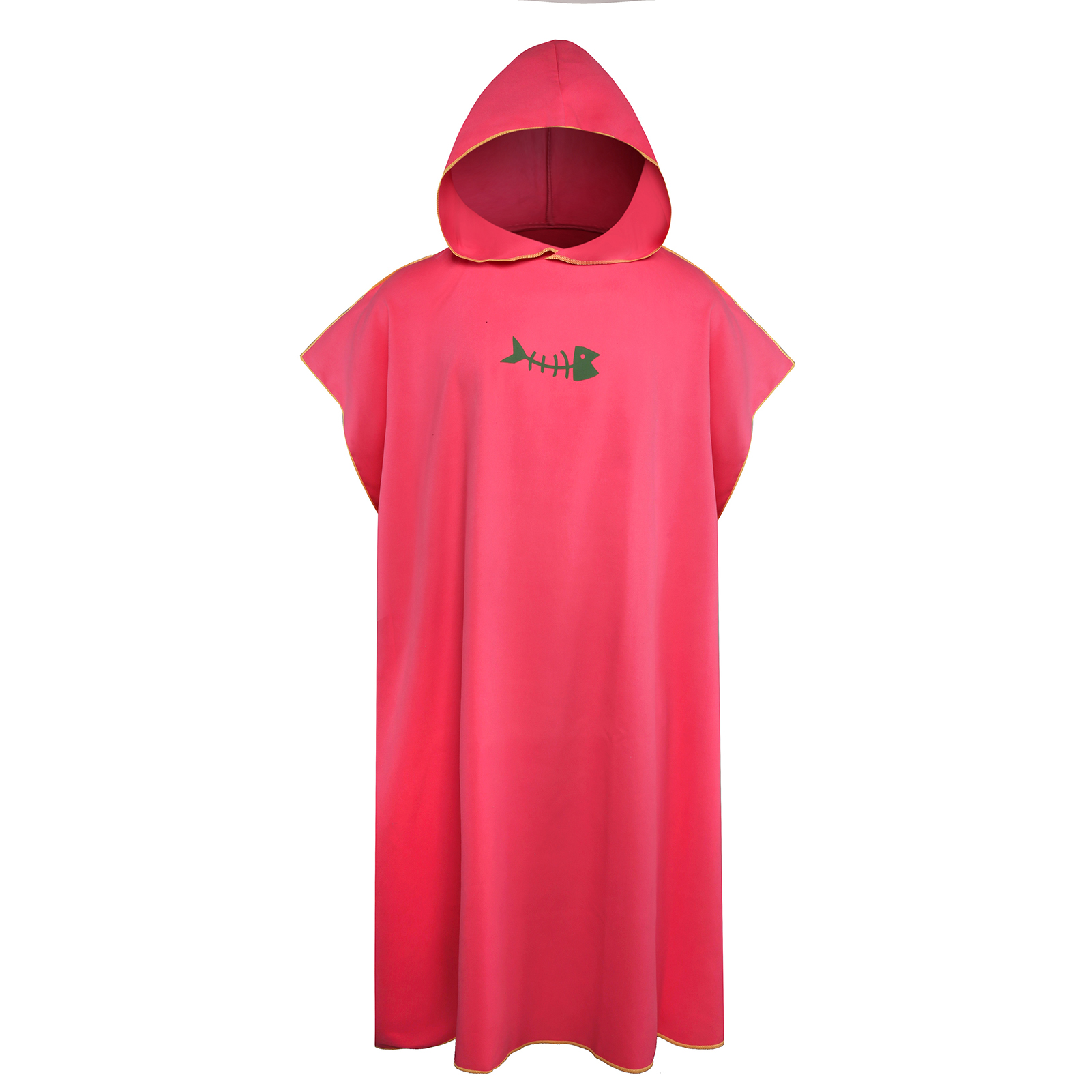 Surfen Poncho Ändern Handtuch schnell-trocken Mit Kapuze Kleid Mikrofaser Strand Decke Schlecht Handtuch Schwimmen Handtuch Neoprenanzug Strand Poncho für erwachsene: Pfirsich
