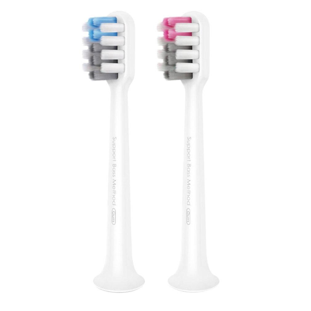 Xiaomi Sonic Elektrische Tandenborstel Opzetborstel Cleaner Gevoelige Zachte Haar Vervangende Borstelkop 2 Stuks Set