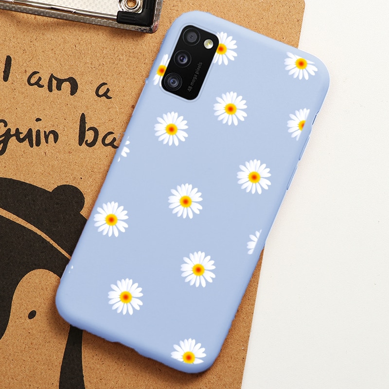 Phone Case For Samsung Galaxy A41 Cover 6.1" Flower Butterfly Soft Silicone Cases For Samsung A 41 a41 Back Cover Fundas Protect: Kqz95-12xchuju