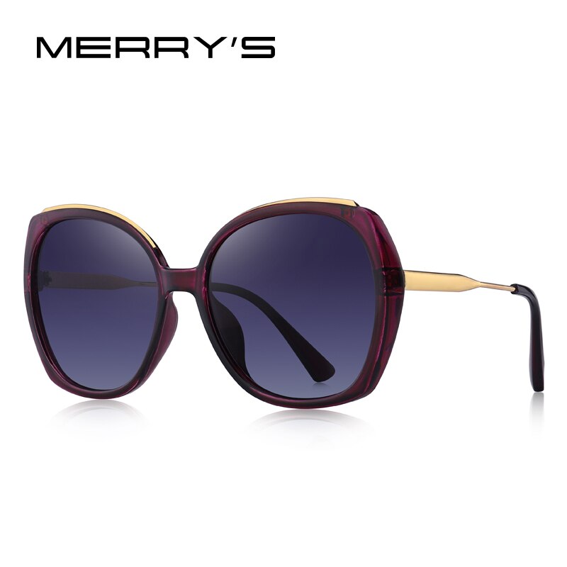 MERRYS Vrouwen Luxe Trending Gradiënt Zonnebril Dames Mode Gepolariseerde zonnebril UV400 Bescherming S6323