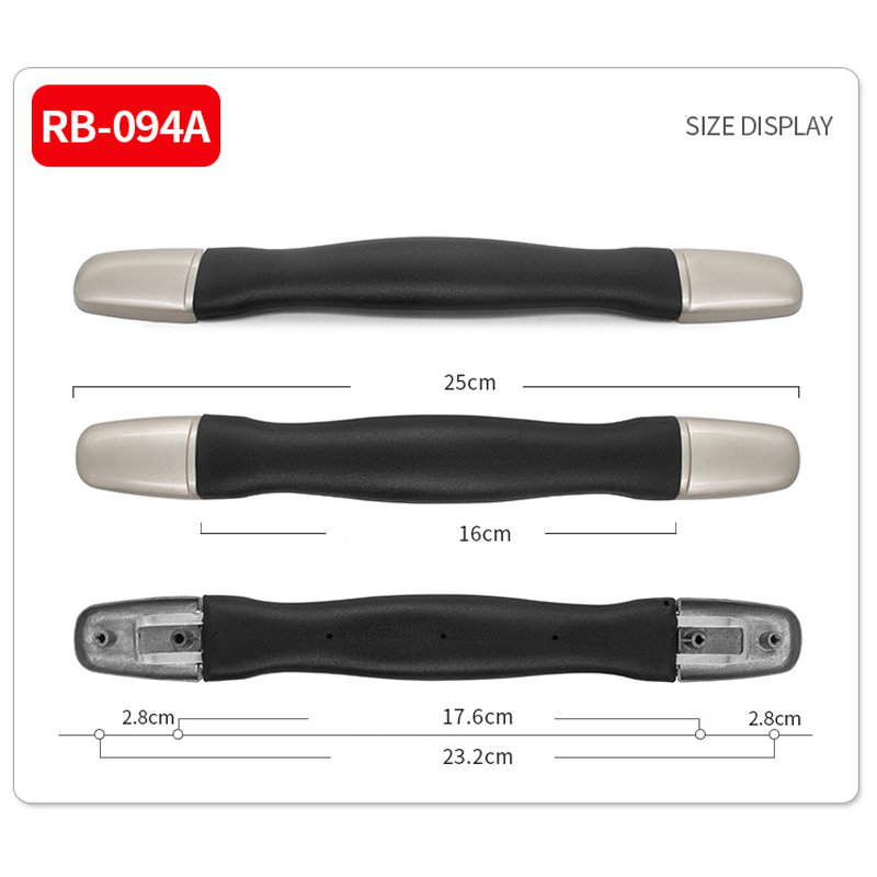 20 arten Schwarz Universal Gepäck Griff Koffer Griff Ersatz Reise Trolley Griff Tasche Griff Grip Zubehör: Heißer Rosa