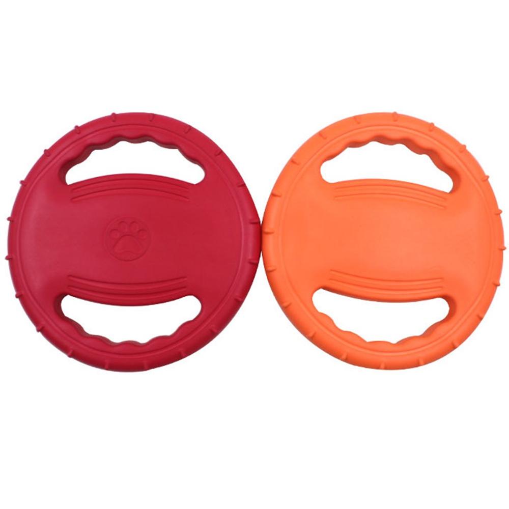 Juguete interactivo para perros, platillo volador para masticar, goma de silicona antipequeña, suministros para mascotas