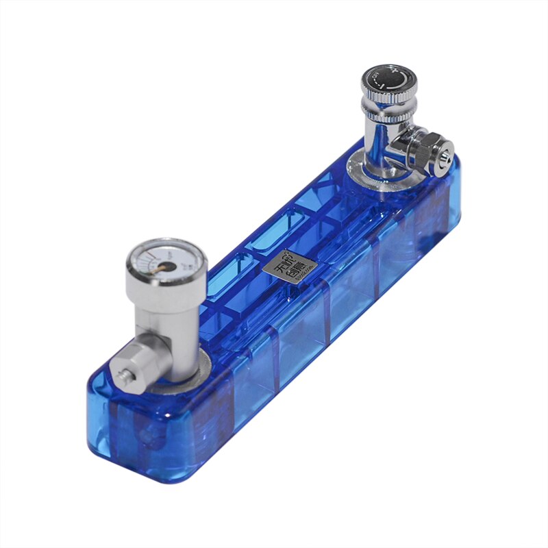 DIYCO2 Diffuser D501 Kit Planted Aquarium CO2 Diffuser Needle Valve Pressure Gauge Generator Ozone Equipment with Pressure Gauge