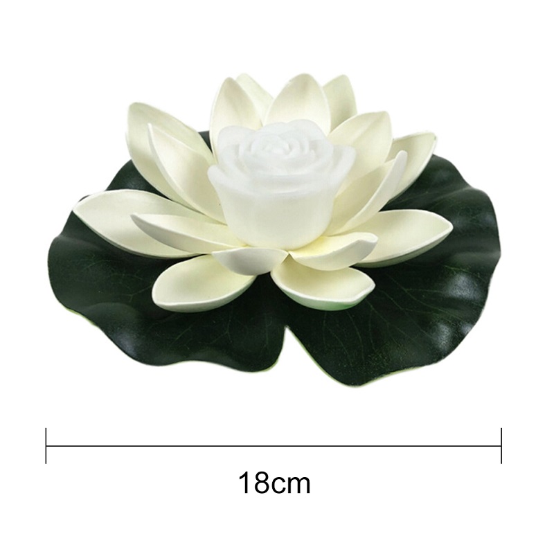 LED Lotus Light Landscape Blessing Wishing Light For Lake Gradient Light Garden Supplies: WS