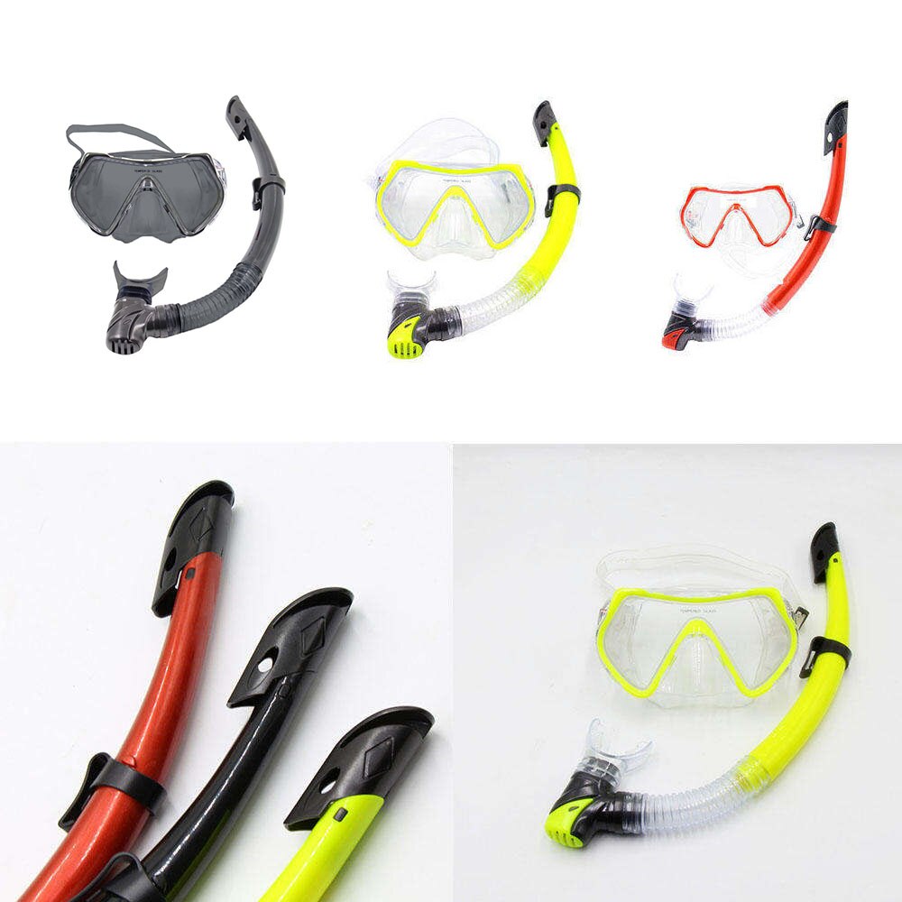 Swimming Diving Snorkel Goggles Adult Kids Diving Mask Snorkel Tube Diving Goggles Water Sports Swimming Pool