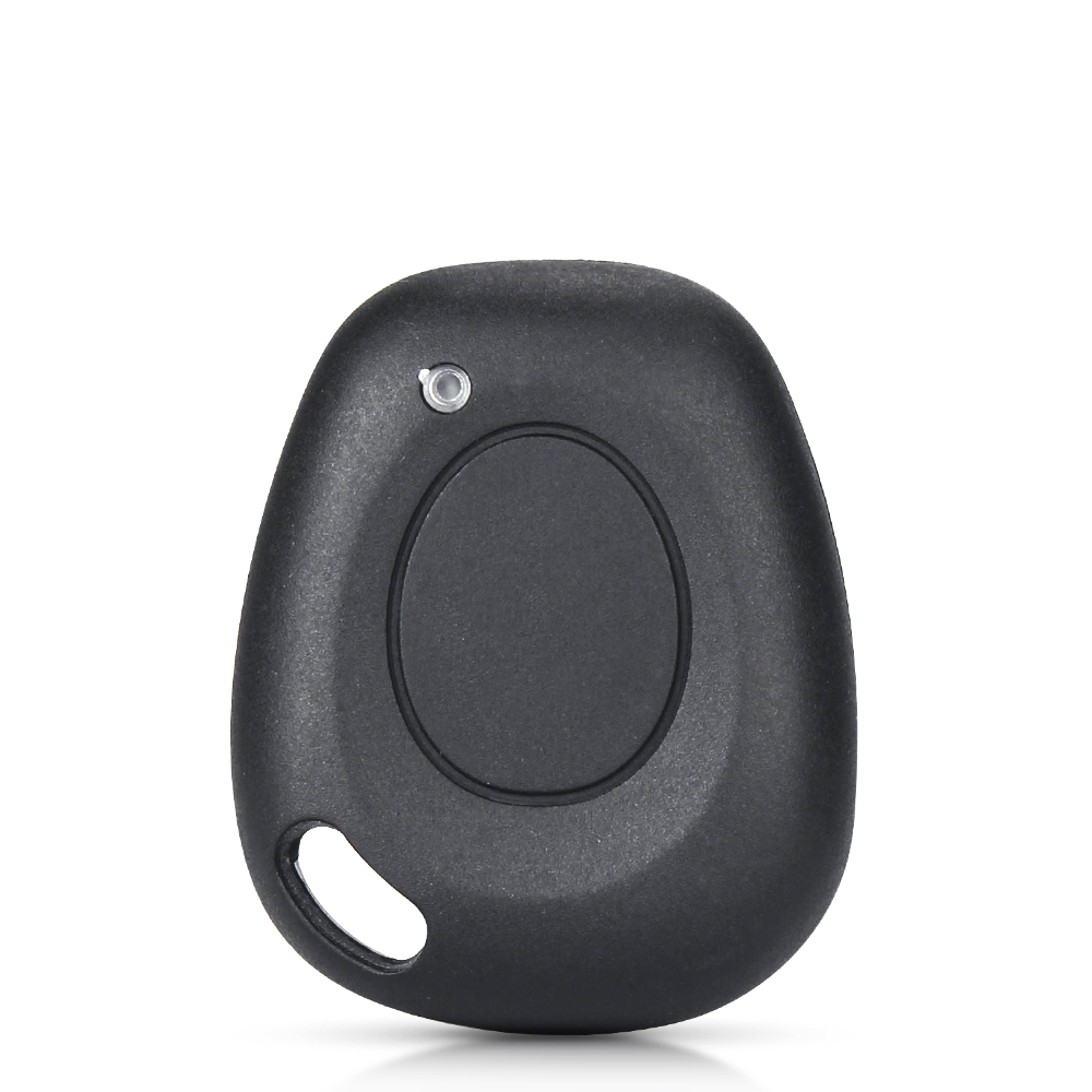 Keyyou novo 1 botão chave fob remoto escudo caso lâmina sem cortes para renault megane scenic laguna espace clio substituição capa: Preto / 5 botões