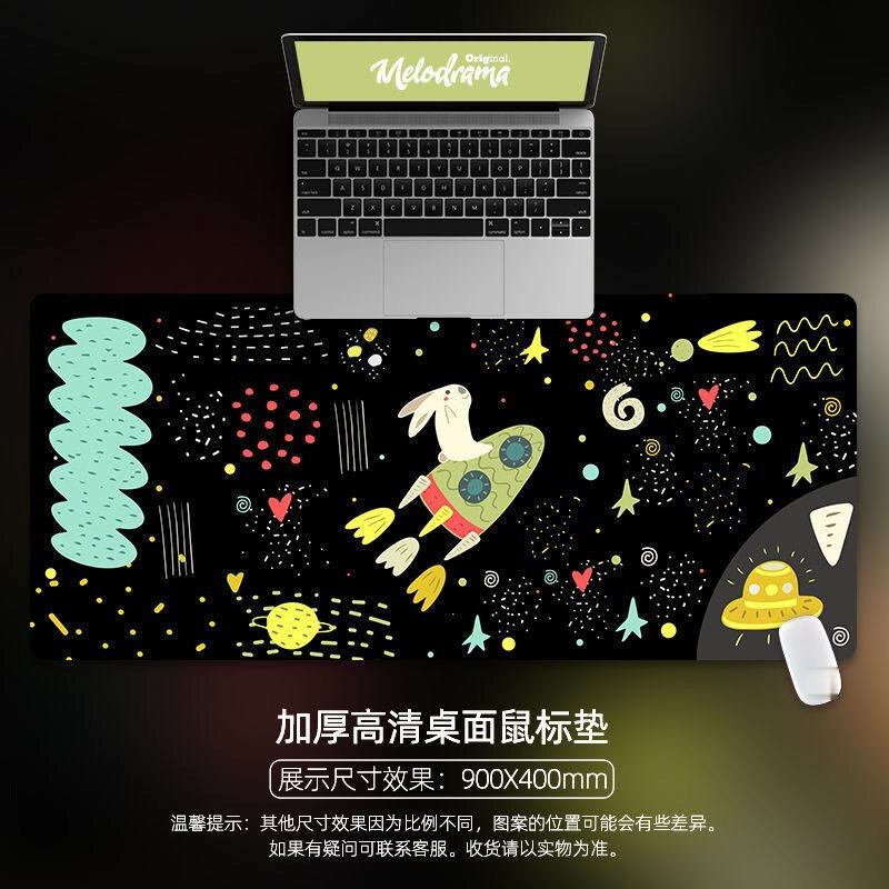 Mouse Pad Cute Desk Mats Kawaii Desk Pad Kawaii Mouse Pad Deskpad for Home Computer Keyboard Gaming Office Accessories 80x30cm