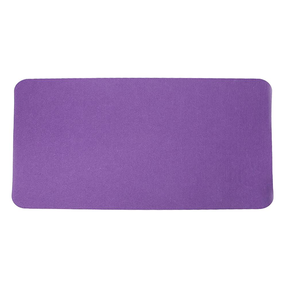 Soft and durable Not easily deformed Large Felt Cloth Mouse Pad Non-slip Mouse Pad Mouse Mat for Office desk pad: Purple 